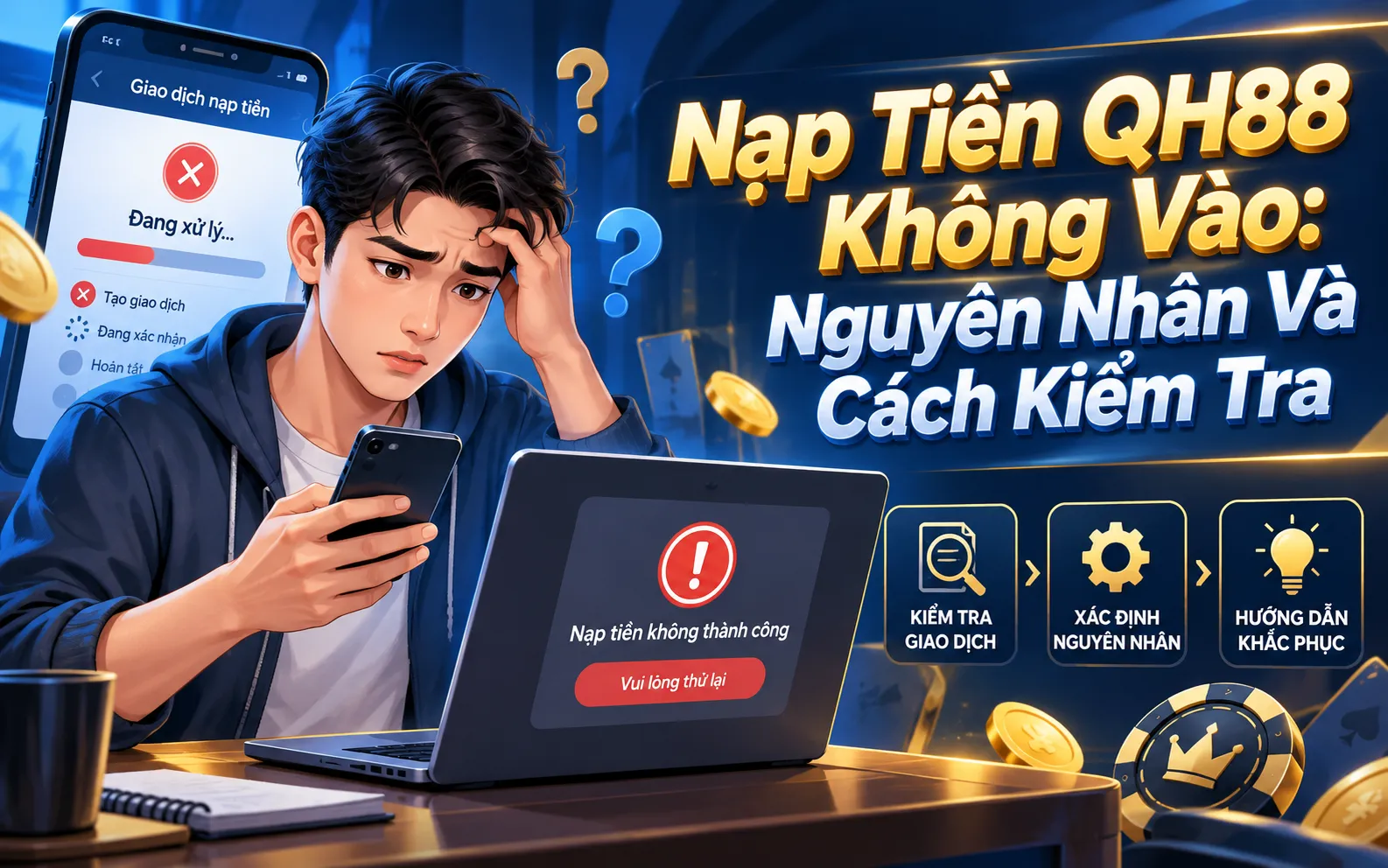 Nạp Tiền QH88 Không Vào